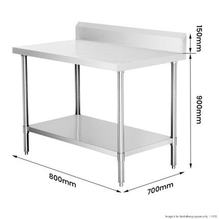 Modular Systems WBB7 Series Workbench — dimension diagram