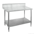 Modular Systems 304 Grade Workbench With Splashback WBB7-0800/A
