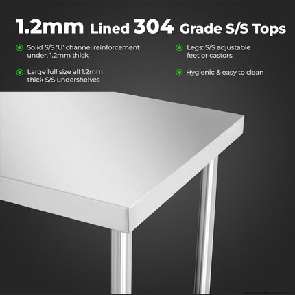 Modular Systems WBM7-0600/A Mobile Workbench — undershelf view