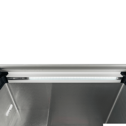 Thermaster 396L Chest Freezer With Flat Glass Sliding Lids WD396G