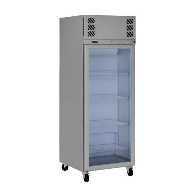 Williams Pearl - One Door Stainless Steel Upright Display Refrigerator - HP1GS-WR