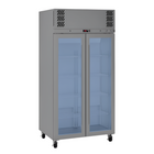 Williams Pearl - Slim Two Door Stainless Steel Upright Display Refrigerator - HPR2GS-WR