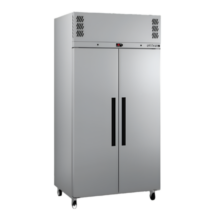 Williams Pearl - Slim Two Door Stainless Steel Upright Storage Freezer - LPR2SS-WR