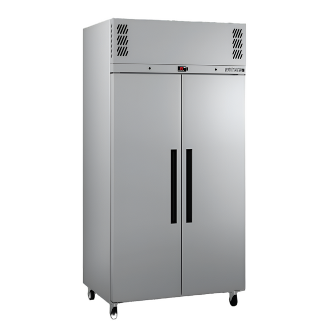 Williams Pearl - Slim Two Door Stainless Steel Upright Storage Freezer - LPR2SS-WR