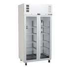 Williams Pearl - Slim Two Door White Colorbond Upright Display Refrigerator - HPR2GW-WR