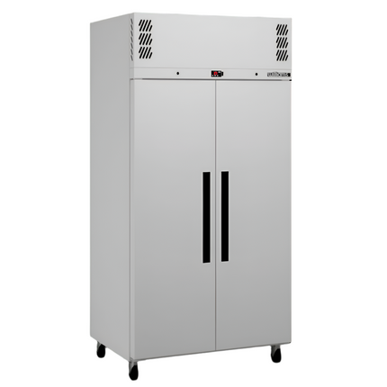 Williams Pearl - Slim Two Door White Colorbond Upright Storage Freezer - LPR2SW-WR