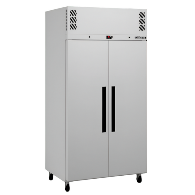 Williams Pearl - Slim Two Door White Colorbond Upright Storage Refrigerator - HPR2SW-WR