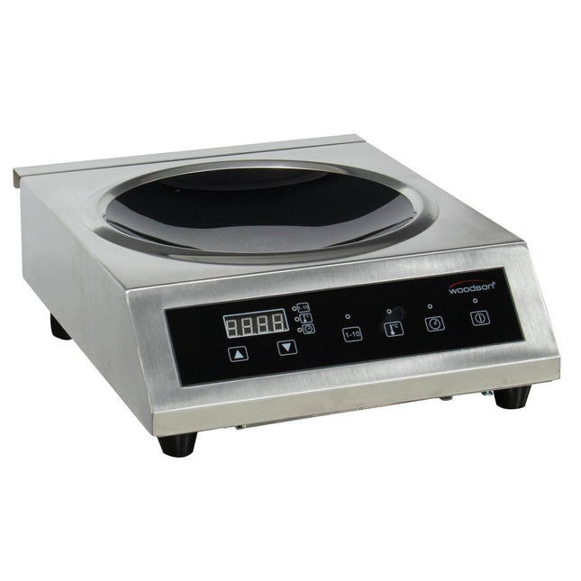 Woodson Countertop Induction Wok - commercial kitchen equipment - WI.WKCT.1.3500.W