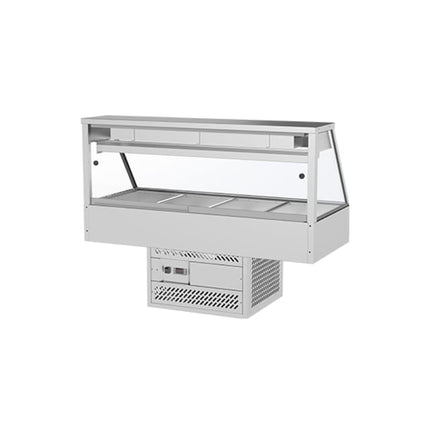 Woodson 4 Module Straight Glass Cold Food Display WR.CFS24