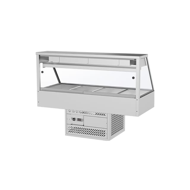 Woodson 4 Module Straight Glass Cold Food Display WR.CFS24