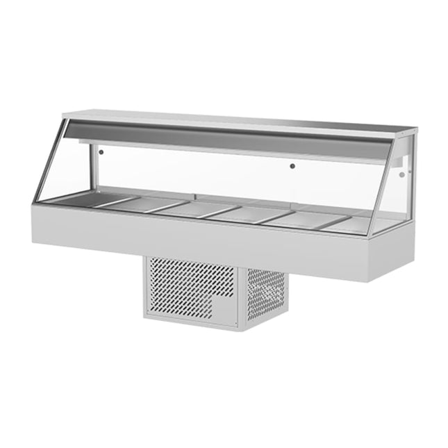 Woodson 6 Module Straight Glass Cold Food Display WR.CFS26