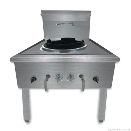 GasMax Waterless LPG Single Wok Chimney or Duckbill  Burner WW-1LC & WW-1L
