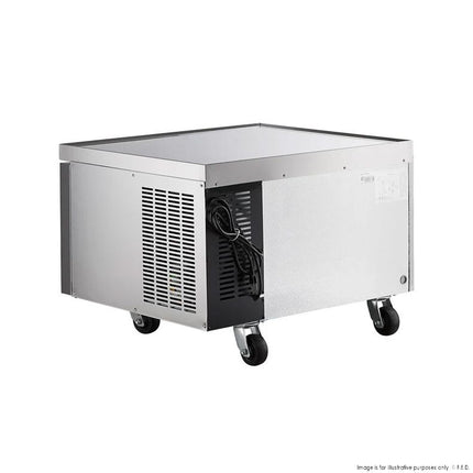 FED-X XCB-36 Chef Base Drawer Fridge — Rear View Compressor