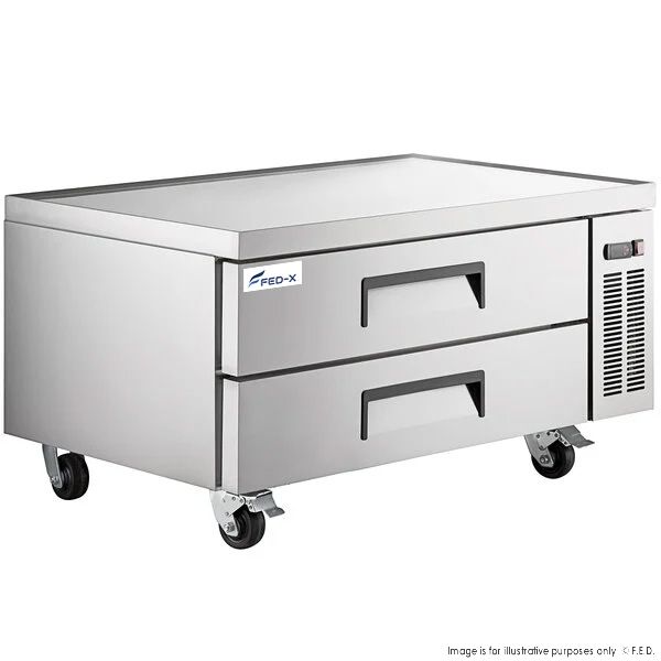 FED-X XCB-48 Refrigerated Chef Base — front straight-on view
