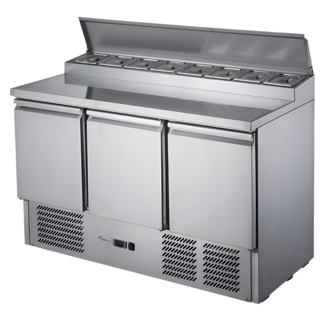 FED-X XGNS1300D salad/noodle/sandwich prep bar fridge — view 2