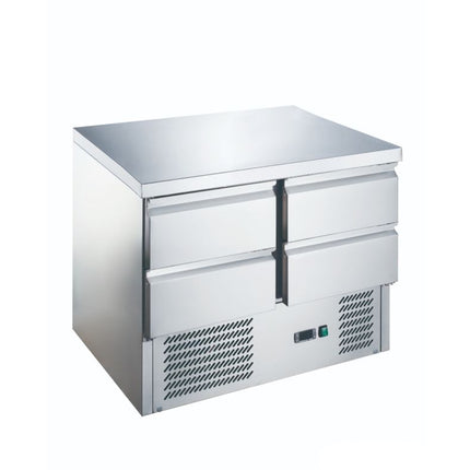 FED-X Four Drawer Compact Workbench Fridge XGNS900-4D