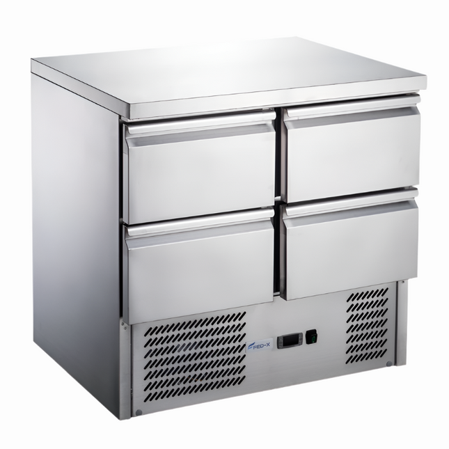 FED-X XGNS900-4D drawer fridge — view 2