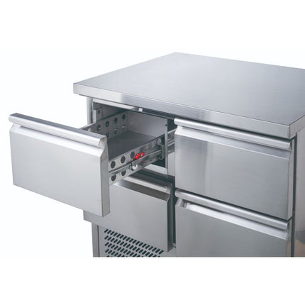FED-X Four Drawer Compact Workbench Fridge XGNS900-4D