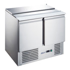 FED-X Two Door Salad Prep Fridge - XGNS900S