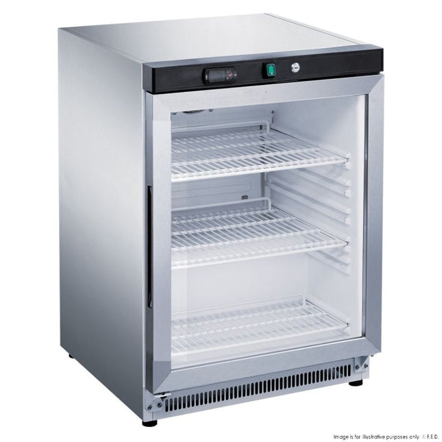 FED-X XR200SG 113L Glass Door Undercounter Bar Fridge