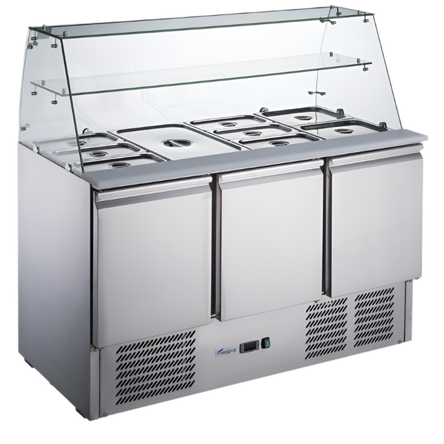 FED-X XS903GC cold bain marie — view 2