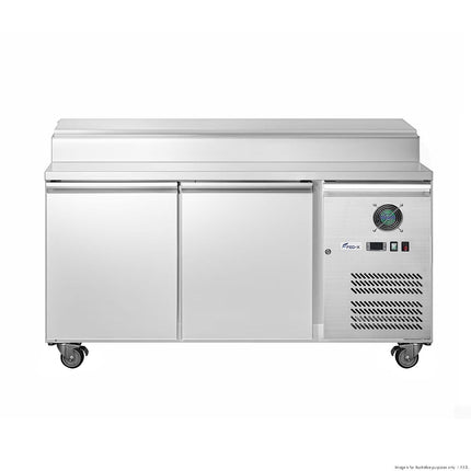 FED-X Two Door Sandwich Prep Counter XSS7C13S2V - Front View
