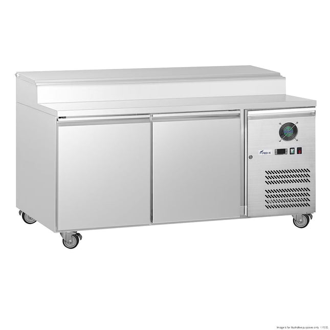 FED-X XSS7C13S2V Sandwich Prep Counter - Angle View