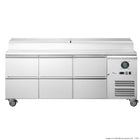FED-X XSS7C18S3V-6D Six Drawer Salad & Sandwich Prep Fridge 400L