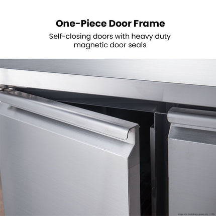 FED-X XUB6C13S2V Two Door Underbench Fridge - Controls