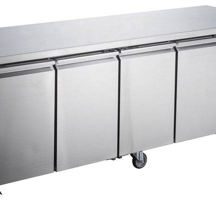 FED-X S/S Four Door Bench Fridge XUB6C22S4V