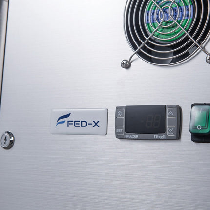FED-X S/S Four Door Bench Fridge XUB6C22S4V