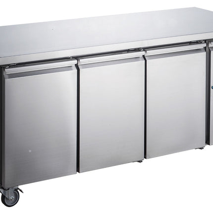 FED-X XUB6F18S3V Underbench Freezer - Side View
