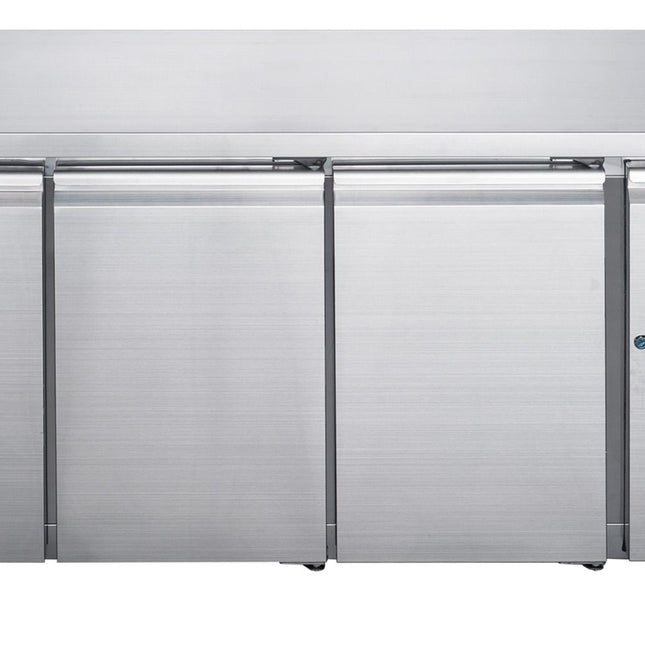 FED-X Three Door Underbench Freezer XUB6F18S3V - Front View