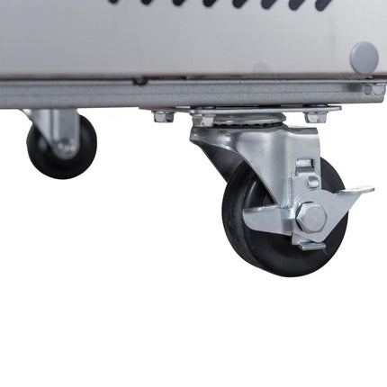 FED-X XSS8C15S2V Sandwich Prep Counter - Heavy Duty Castors