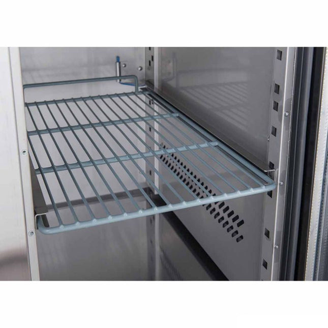FED-X XSS8C15S2V Sandwich Prep Counter - Interior Shelving