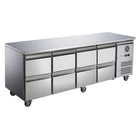 FED-X XUB7C22S4D Eight-Drawer Underbench Fridge - hero