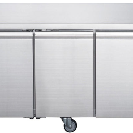 FED-X Four Solid Door Under-Bench Fridge XUB7C22S4V