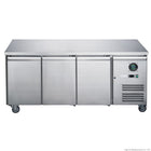 FED-X Three Door Underbench Freezer XUB7F18S3V - Front View