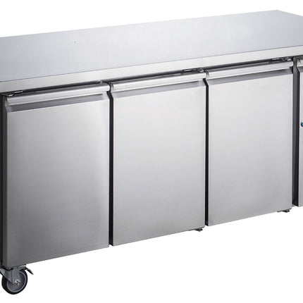 FED-X XUB7F18S3V Underbench Freezer - Side View