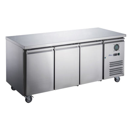 FED-X S/S Three Door Bench Freezer XUB7F18S3V
