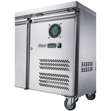 FED-X S/S Three Door Bench Freezer XUB7F18S3V