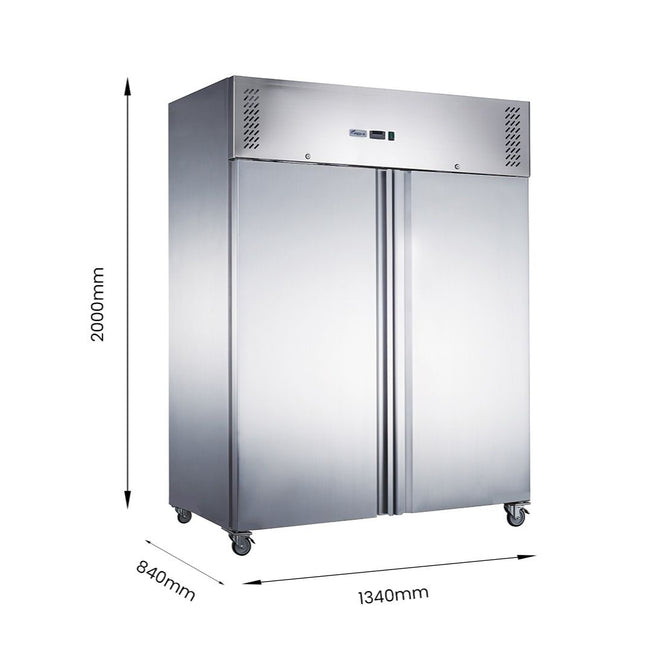 FED-X XURF1200SFV upright storage freezer — view 2