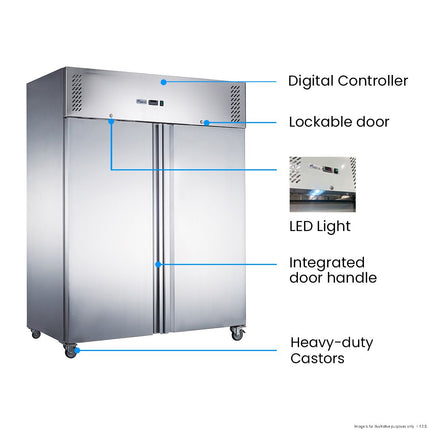 FED-X XURC1200SFV — door open interior shelving