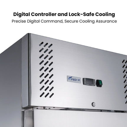 FED-X S/S Single Door Upright Freezer XURF400SFV