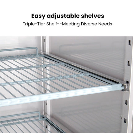 FED-X S/S Single Door Upright Freezer XURF400SFV