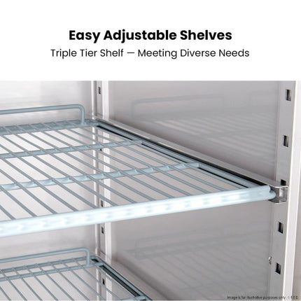 FED-X XURC400SFV Upright Fridge - View 5