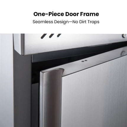 FED-X S/S Single Door Upright Freezer XURF400SFV