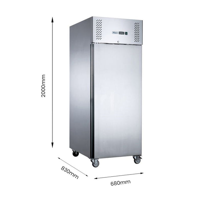 FED-X XURF650SFV upright storage freezer — view 2