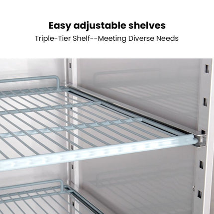 FED-X S/S Single Door Upright Freezer XURF650SFV