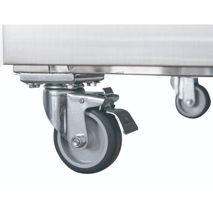 FED-X S/S Two Full Glass Door Upright Fridge XURC1200G2V